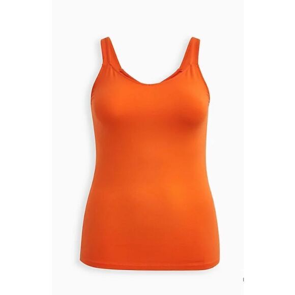 Torrid wide strap foxy tank orange size 4 - Picture 6 of 8